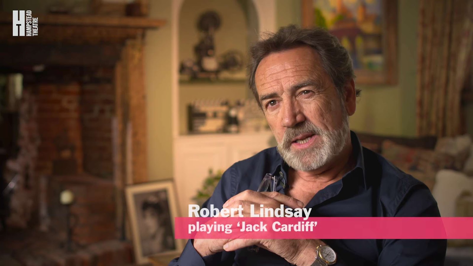 Main actor Robert Lindsay that playing Jack Cardiff in "Prism"